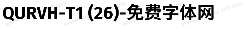 QURVH-T1 (26)字体转换